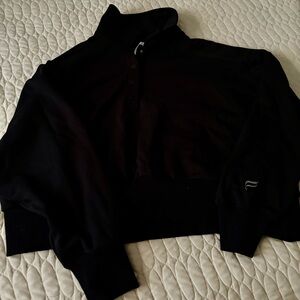 Cropped Black Sweater